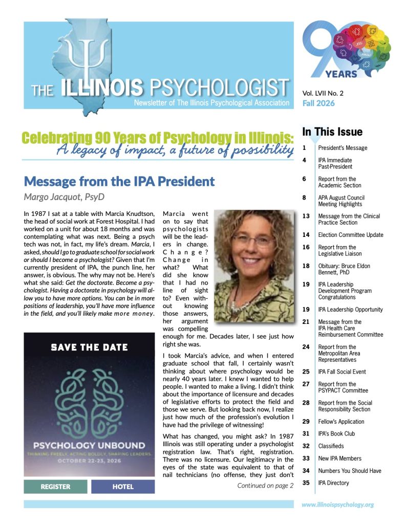 2026 IPA Fall Newsletter